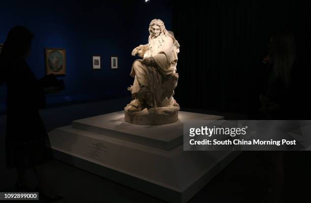 Jean de la Fontaine display at Inventing le Louvre: From Palace to Museum over 800 Years at Hong Kong Heritage Museum in Sha Tin. 25APR17 SCMP /...