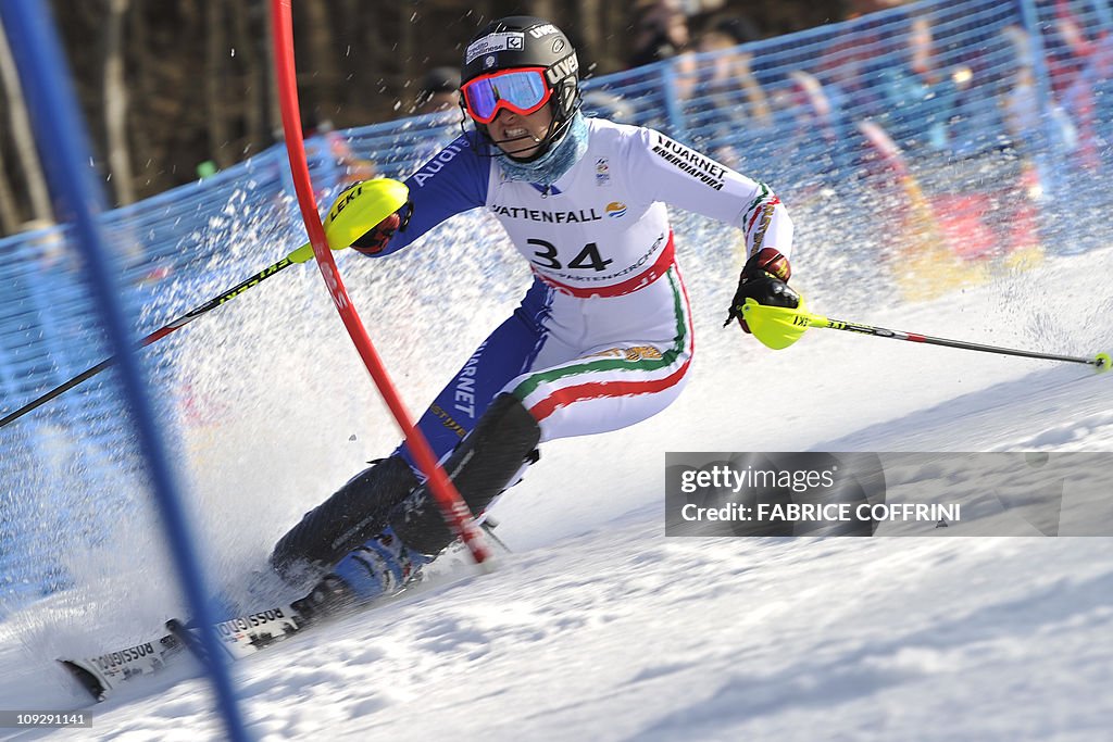 Italy's Irene Curtoni  competes during t