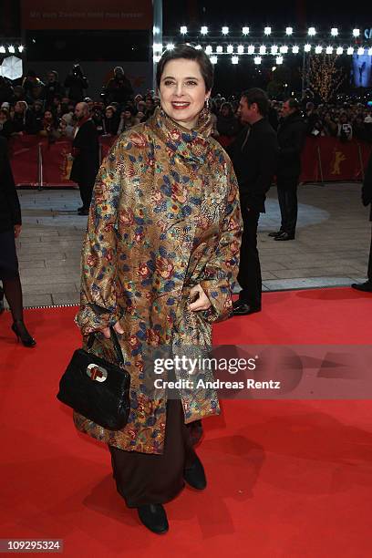 Italian actress and jury member Isabella Rossellini attends the Award Winner Photocall during day ten of the 61st Berlin International Film Festival...