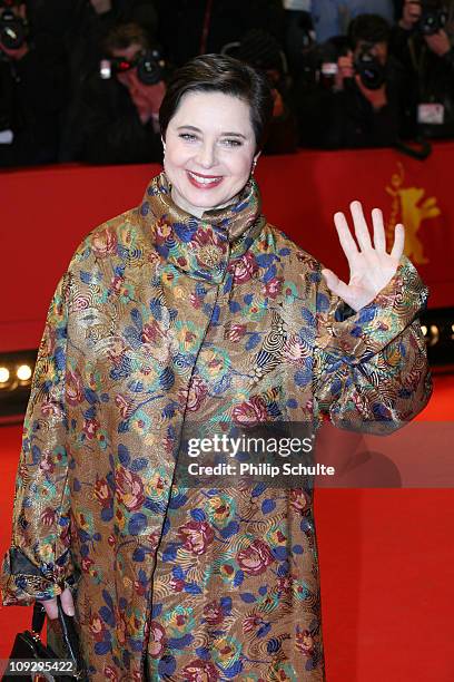 Italian actress and jury member Isabella Rossellini attends the Award Winner Photocall during day ten of the 61st Berlin International Film Festival...