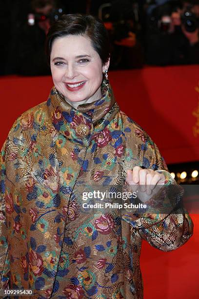 Italian actress and jury member Isabella Rossellini attends the Award Winner Photocall during day ten of the 61st Berlin International Film Festival...