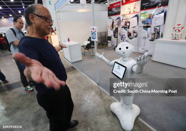 Visitors attend Gerontech and Innovation Expo cum Summit 2017 at Hong Kong Convention and Exhibition Centre, Wan Chai. 17JUN17 SCMP / Edward Wong