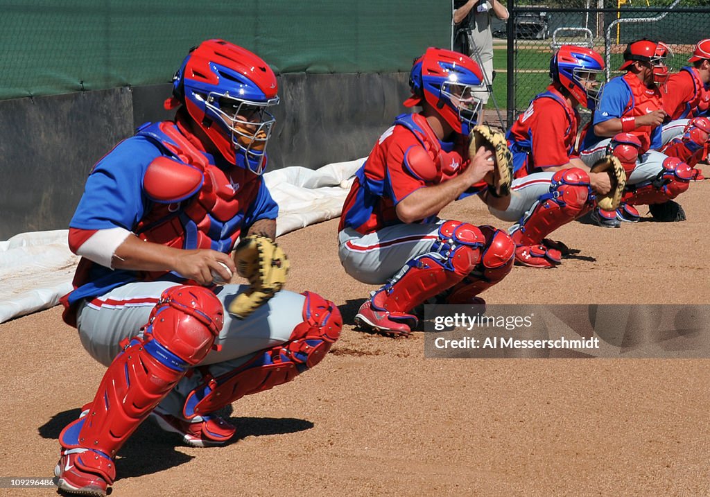 Philadelphia Phillies Spring Training Workout Session