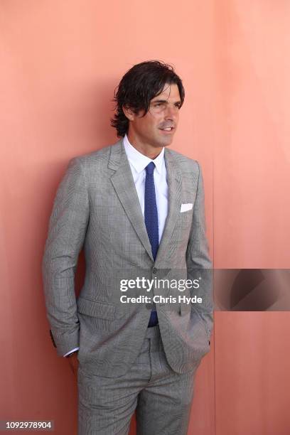 Nacho Figueras poses at the Magic Millions Raceday at the Gold Coast Turf Club on January 12, 2019 in Gold Coast, Australia.