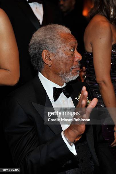 Actor Morgan Freeman attends the 23rd Annual "A Candle in the Dark" Gala at the Hyatt Regency on February 19, 2011 in Atlanta, Georgia.