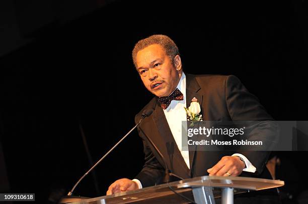 Morehhouse President Robert M. Franklin attends the 23rd Annual "A Candle in the Dark" Gala at the Hyatt Regency on February 19, 2011 in Atlanta,...