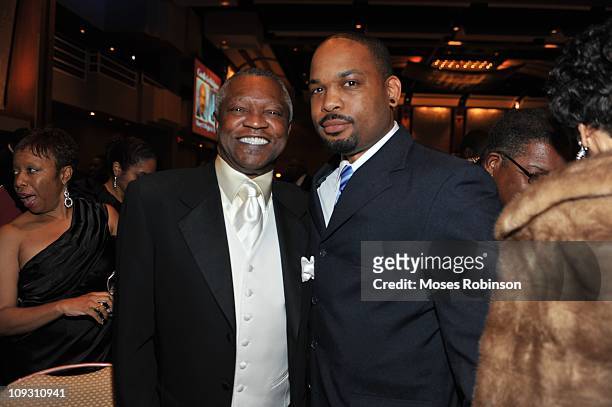 Boxing Promoter Butch Lewis and Lanero Hill attend the 23rd Annual "A Candle in the Dark" Gala at the Hyatt Regency on February 19, 2011 in Atlanta,...