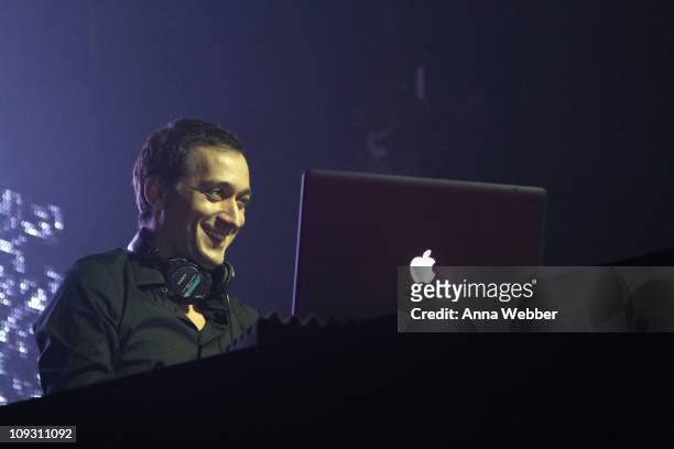 Paul Van Dyk performs at Terminal 5 on February 19, 2011 in New York City.