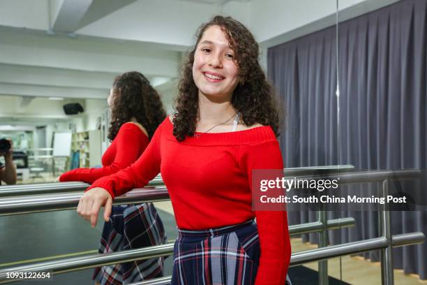 Portrait of writer Maya Goren at HKYAF's annual Pull Back the Curtain scriptwriting programme, at the YAF Office , Wah Ha Factory Building in Quarry...