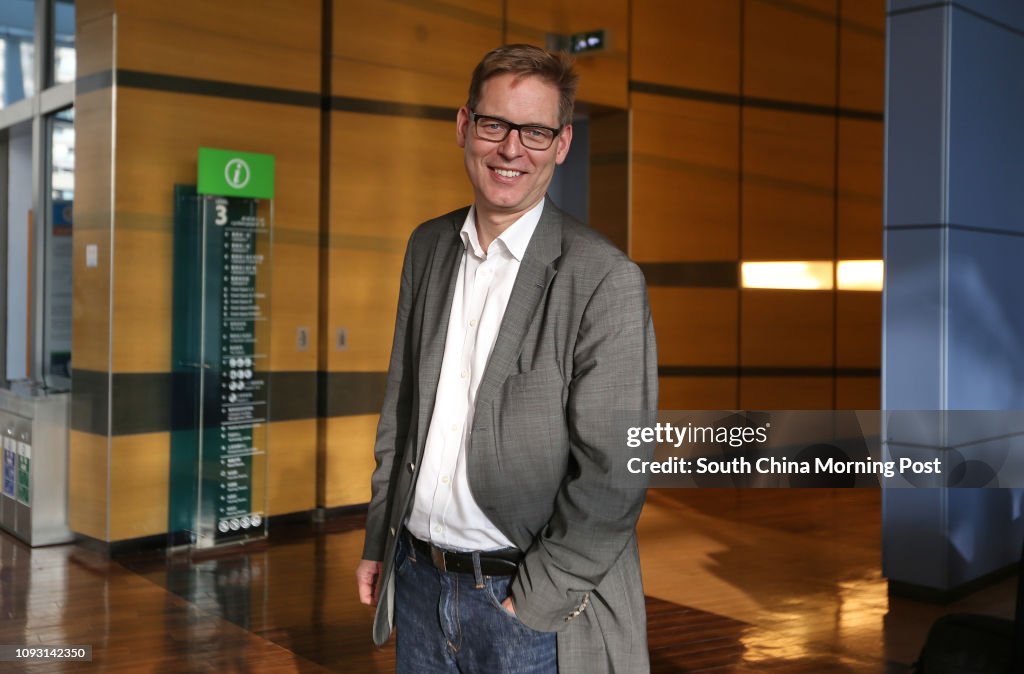 Josh Bottomley, Global Head, Digital, HSBC attends INSEAD forum é?·Re-imagine Asia: the new digital frontieré?· at Cyberport in Pok Fu Lam. 18NOV17 SCMP / Xiaomei Chen
