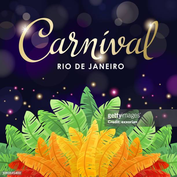 rio de janeiro carnival - samba stock illustrations