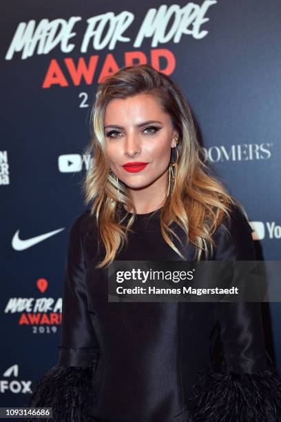 Sophia Thomalla during the Made For More Award at Ziegelei 101 on February 2, 2019 in Munich, Germany.