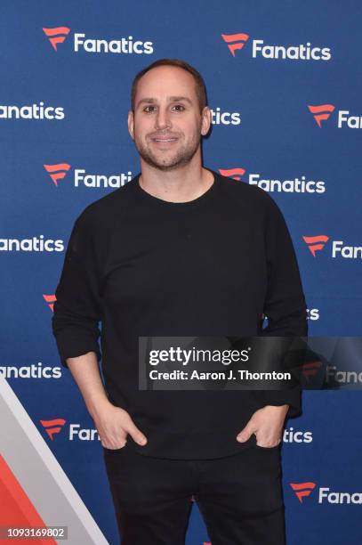 Michael Rubin arrives to Michael Rubin's Fanatics Super Bowl Party at the College Football Hall of Fame on February 2, 2019 in Atlanta, Georgia.