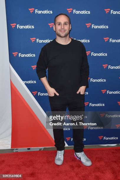 Michael Rubin arrives to Michael Rubin's Fanatics Super Bowl Party at the College Football Hall of Fame on February 2, 2019 in Atlanta, Georgia.