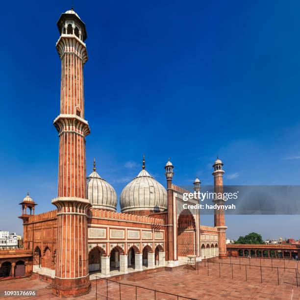 masjid jama masjid, delhi, india - islam temple stock pictures, royalty-free photos & images