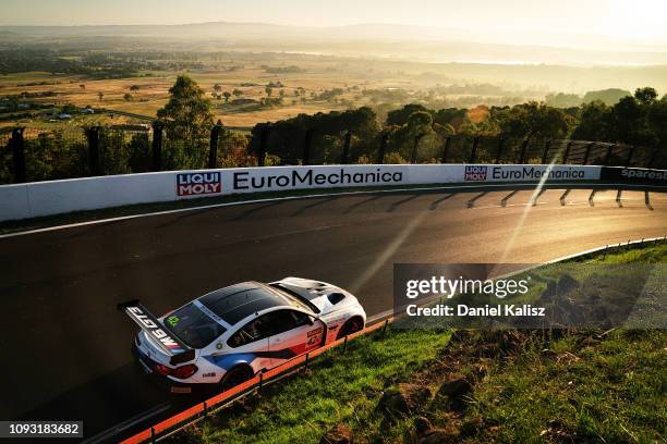 Chaz Mostert drives the BMW Team Schnitzer BMW during the Bathurst 12 Hour Race at Mount Panorama on January 31, 2019 in Bathurst, Australia.