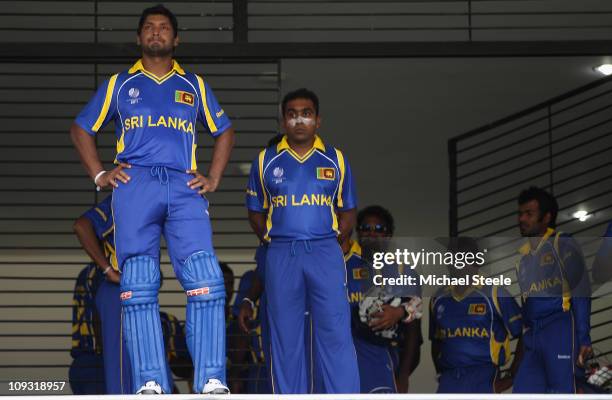 Kumar Sangakkara captain of Sri Lanka during the Sri Lanka v Canada 2011 ICC World Cup Group A match at the Mahinda Rajapaksa International Cricket...