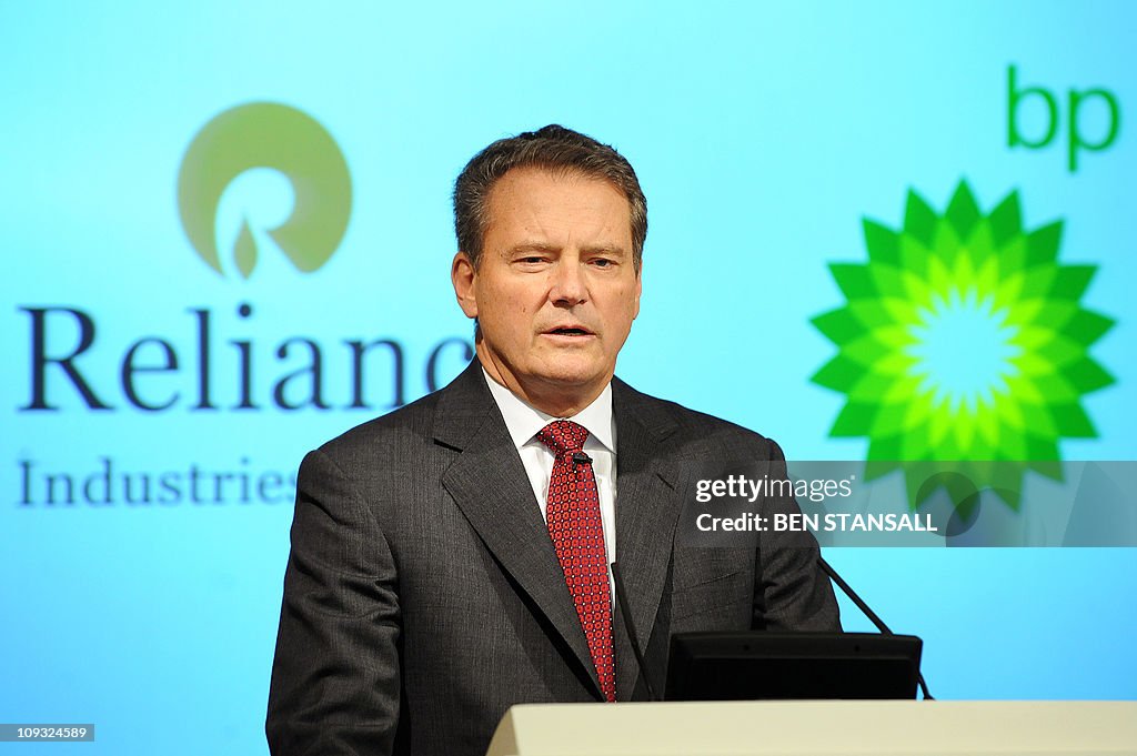 BP Chairman, Carl-Henric Svanberg addres