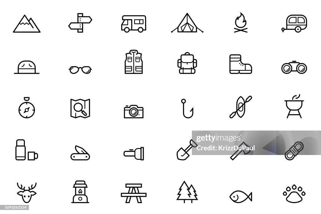 Camping Icons