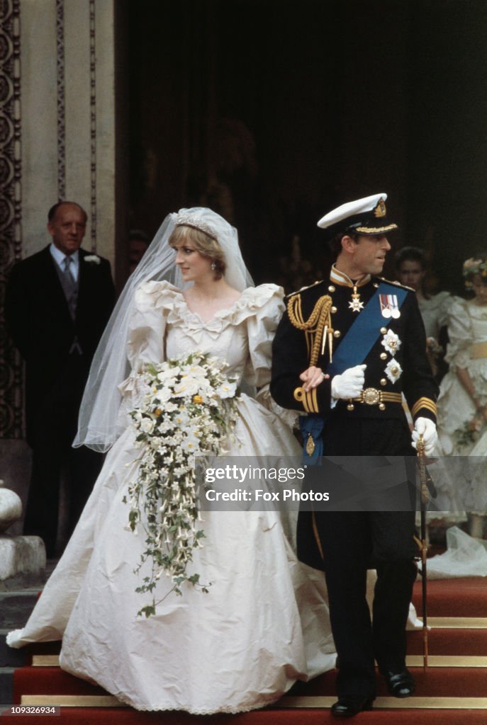 Royal Wedding Of Prince Charles And Diana Spencer