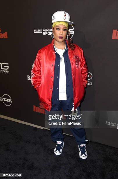 Da Brat attends Sports Illustrated Saturday Night Lights powered by Matthew Gavin Enterprises and Talent Resources Sports on February 2, 2019 in...