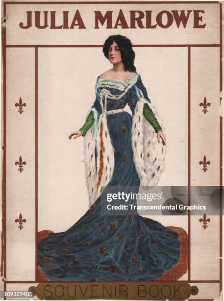 Circa 1900, The marvelous career of Julia Marlowe, the great Shakespearean actress is celebrated in this publication issued for her followers in New...