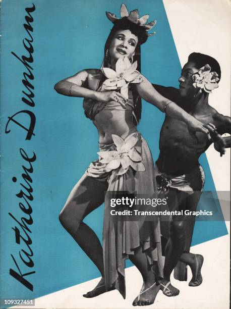 Katherine Dunham and her dance company work out of New York, and issued this cover for the 1950 program.