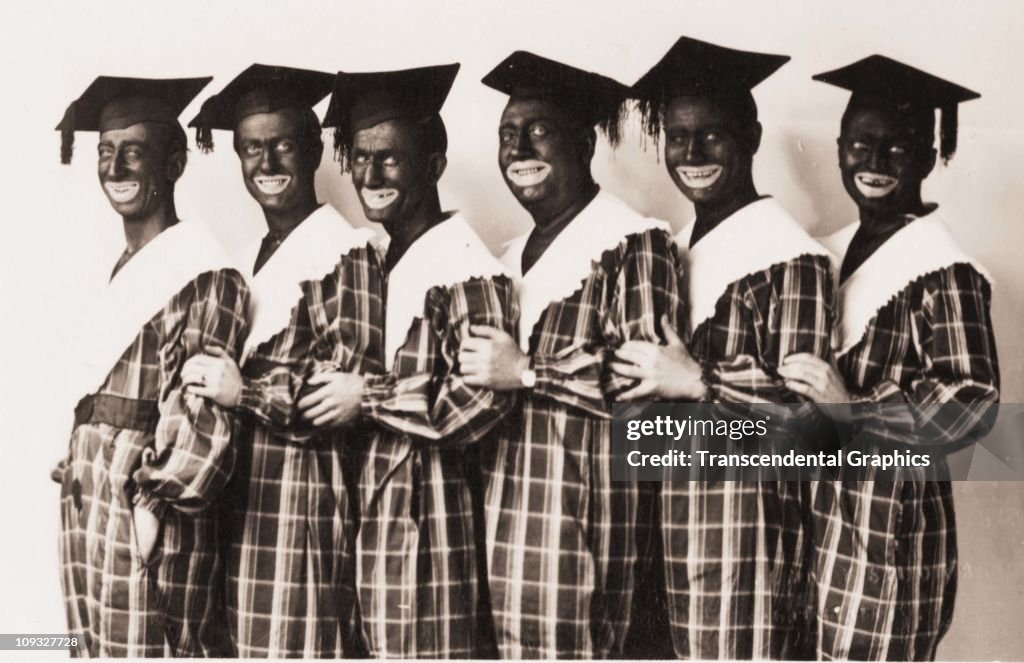 Racist Minstrels All in a Row
