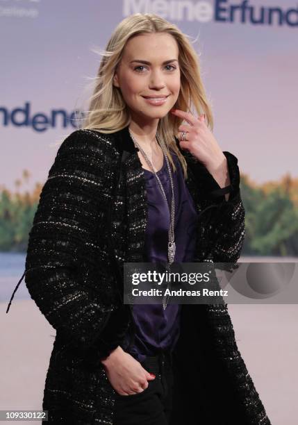 Actress Lara-Isabelle Rentinck attends the 'Meine Erfundene Frau' Germany Premiere at CineStar on February 21, 2011 in Berlin, Germany.