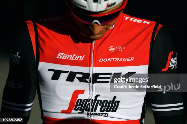 Start / Gianluca Brambilla of Italy and Team Trek-Segafredo / during the 28th Mallorca Challenge 2019, Trofeo Playa de Palma a 159,6km race from...