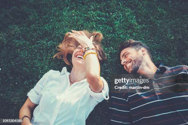 valentine's day - young couple dreaming stock pictures, royalty-free photos & images