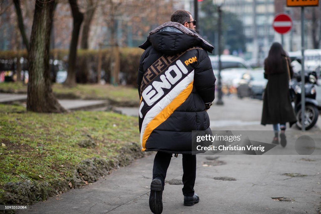 Street Style: January 12 - Milan Men's Fashion Week Autumn/Winter 2019/20