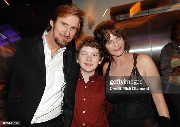 Actor Ray McKinnon, Actor Sam Frihart and Actress Lisa blount at the after party for Randy and The Mob, Held at STRIP, in Atlantic Station, Atlanta,...