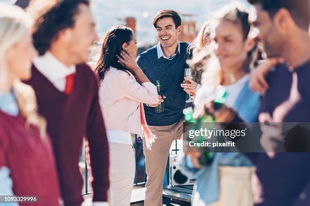 Rooftop Work Party Photos and Premium High Res Pictures - Getty Images