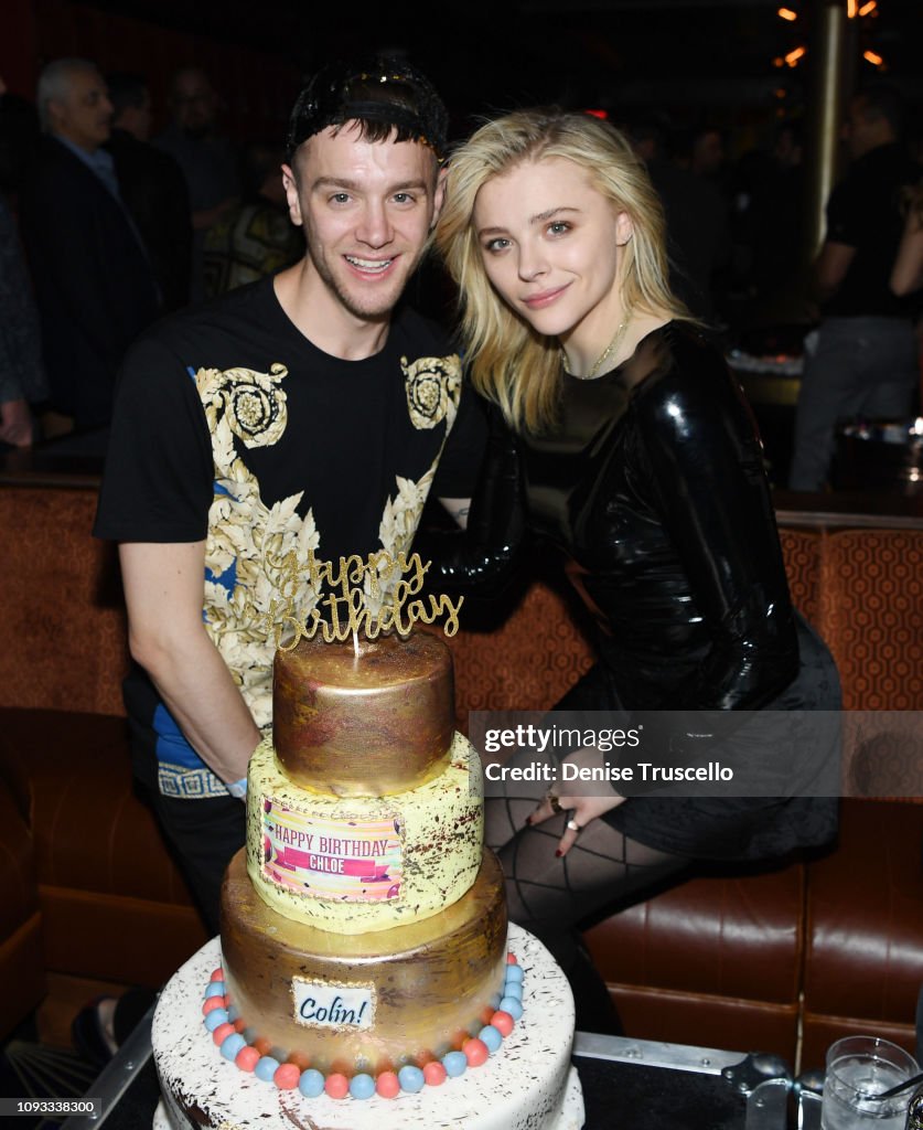 Chloe Grace Moretz Celebrates Birthday At On The Record Speakeasy And Club In Park MGM As Mark Ronson Launches DJ Residenc