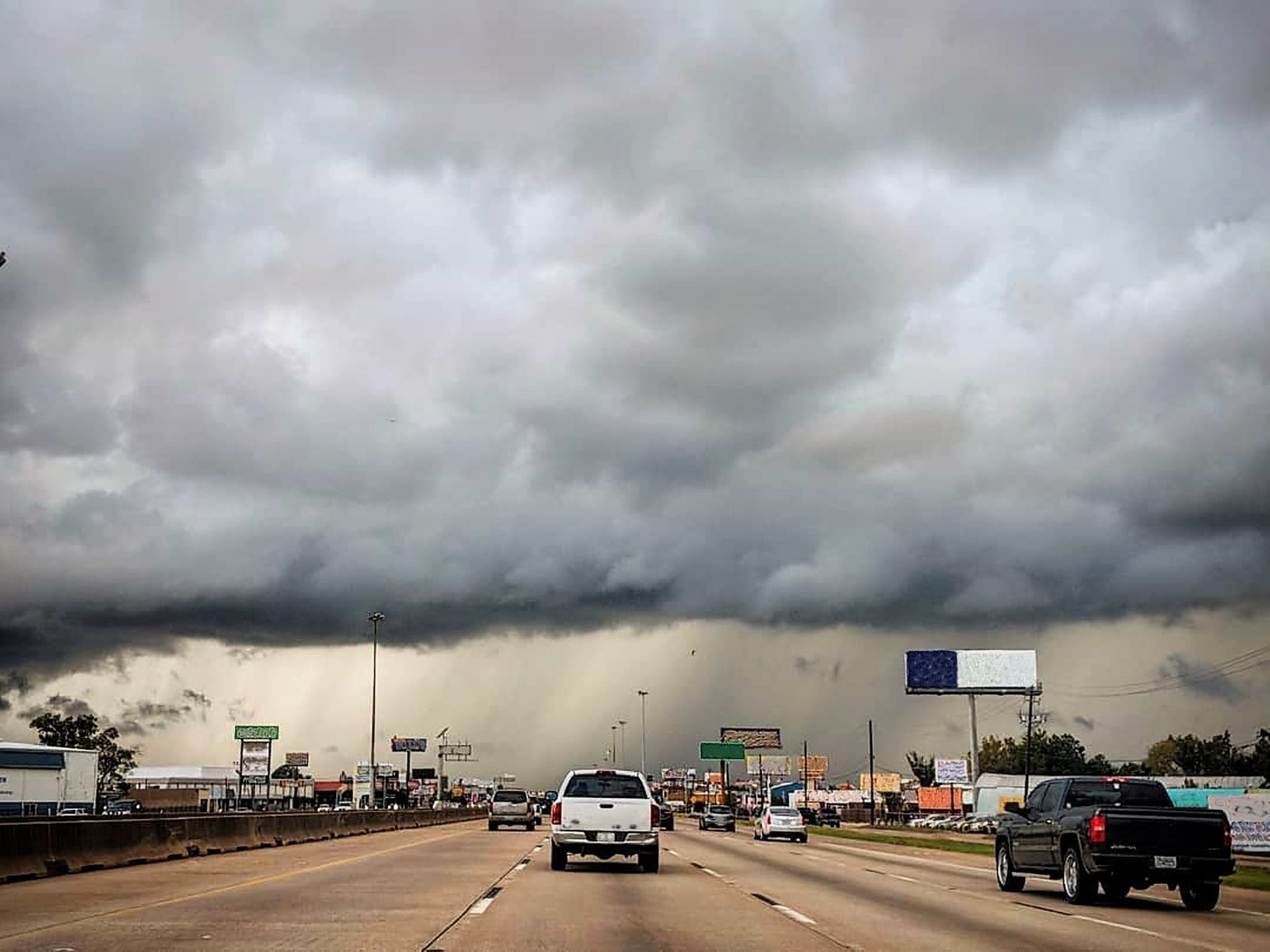 texas weather car