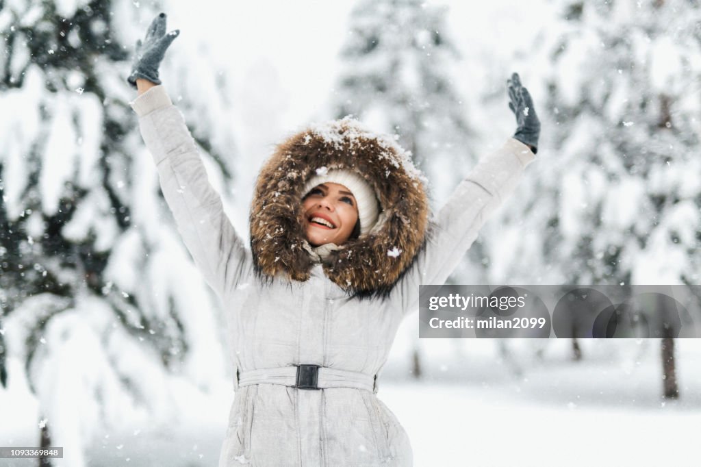 Enjoying Snow High-Res Stock Photo - Getty Images