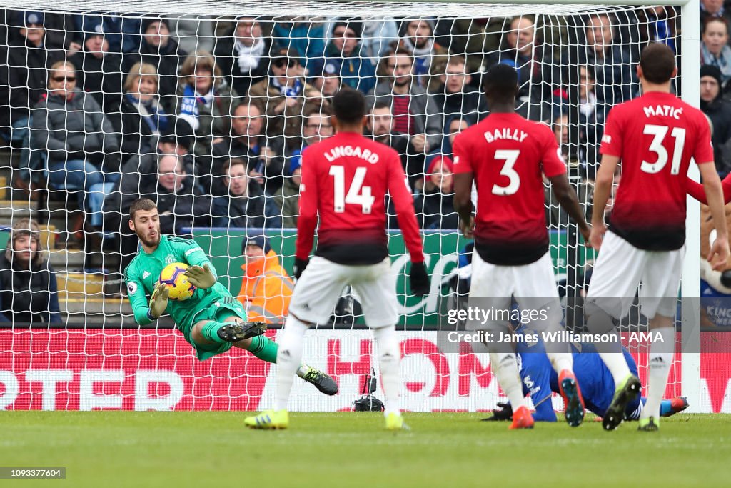 Leicester City v Manchester United - Premier League