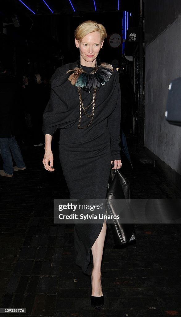 Celebrity Sightings In London - February 21, 2011