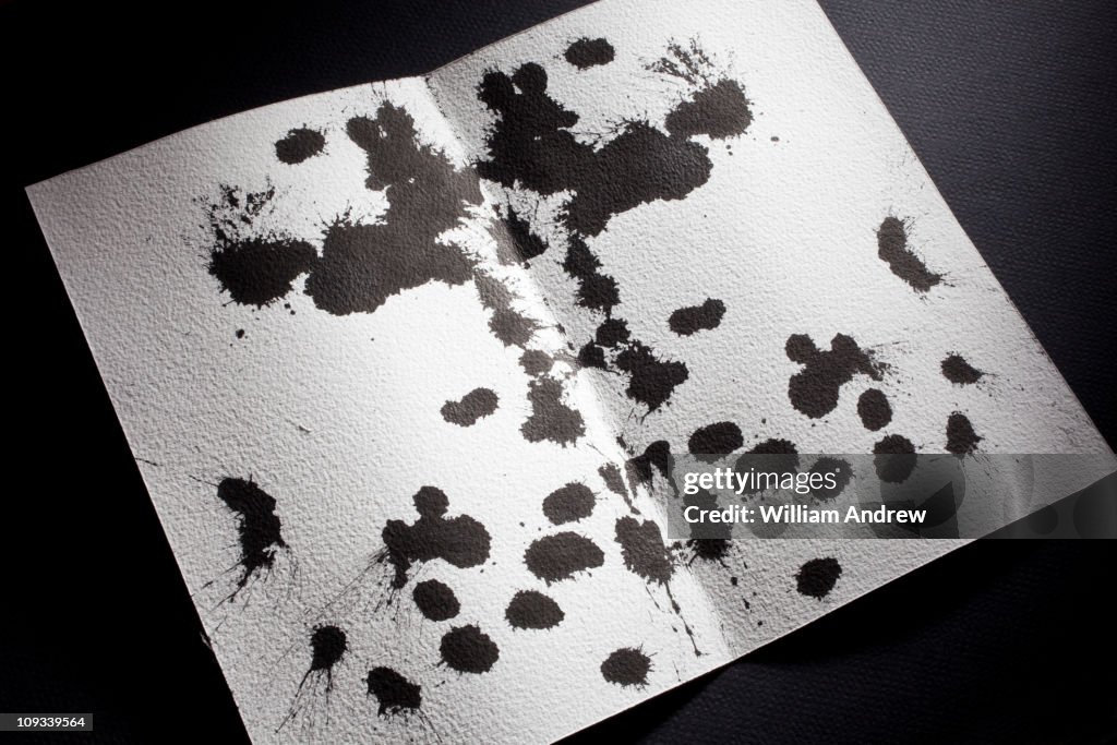 Black Ink Test Roshack Rorschach Test Black Ink Photo - Getty Images