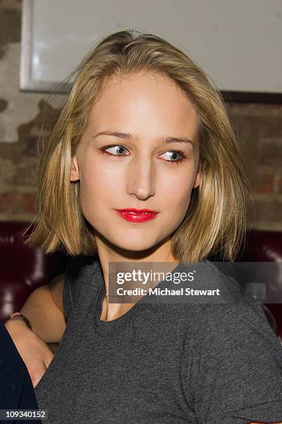 Actress Leelee Sobieski attends the Adam Kimmel x Carhartt party at Don Hill's on February 16, 2011 in New York City.