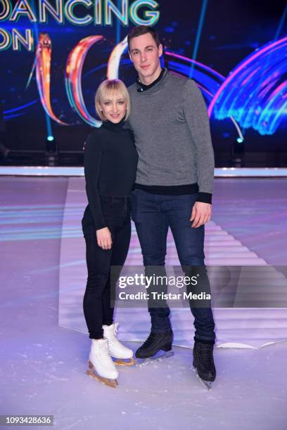 Aljona Savchenko, Bruno Massot during the 'Dancing On Ice' Sat.1 TV show on February 3, 2019 in Cologne, Germany.