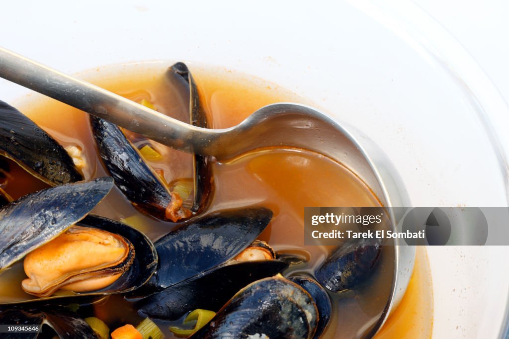 Prepared Mussels Mediterranean Style
