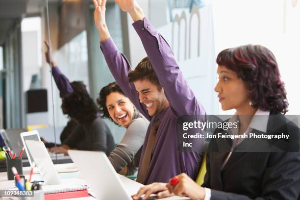 Work Cheering Office Team Cheering Photos and Premium High Res Pictures - Getty Images