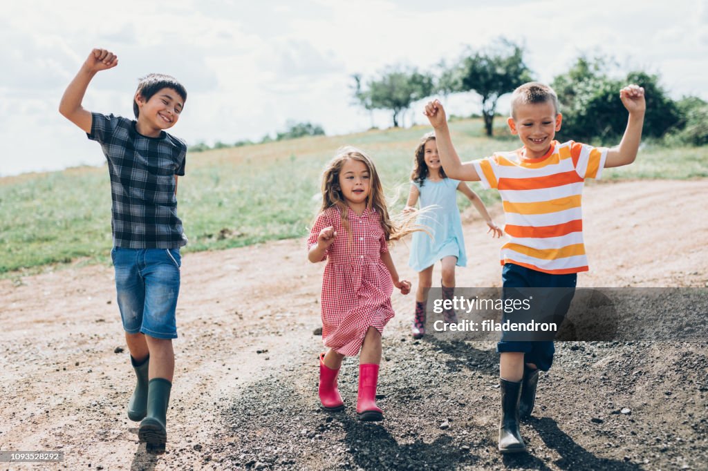 Happy childhood