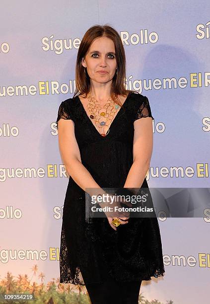 Rosa Oriol Tous attends the premiere party of 'Sigueme el Rollo' at the Room Mate Oscar Hotel on February 22, 2011 in Madrid, Spain.
