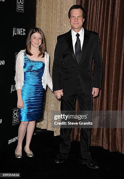 Bill Paxton and daughter Lydia Paxton arrive at the 13th Annual Costume Designers Guild Awards with presenting sponsor Lacoste held at The Beverly...