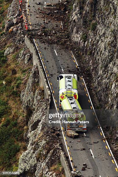 Road Closures South Island Photos And Premium High Res Pictures - Getty