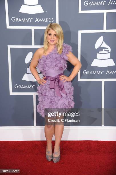 Singer/Actress Kelly Osburne arrives at The 53rd Annual GRAMMY Awards at Staples Center on February 13, 2011 in Los Angeles, California.