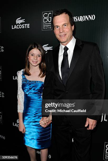 Actor Bill Paxton and daughter Lydia Paxton arrive at the 13th Annual Costume Designers Guild Awards with presenting sponsor Lacoste held at The...